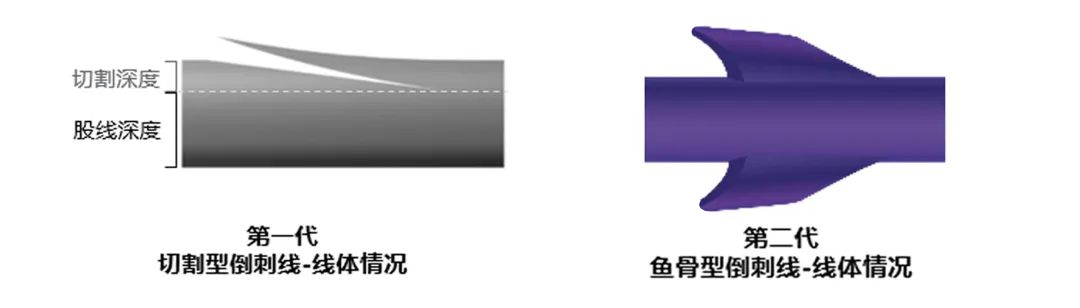 魚骨型倒刺
